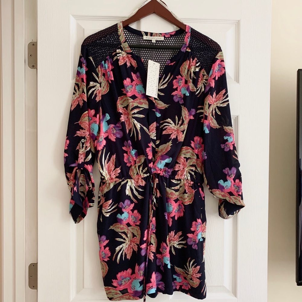 NWT Daniel Rainn floral romper